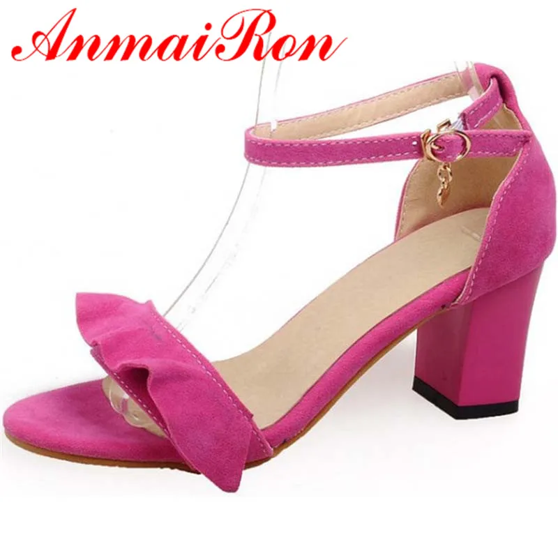 Сандалии гладиаторы ANMAIRON женские на высоком каблуке Босоножки с открытым носком