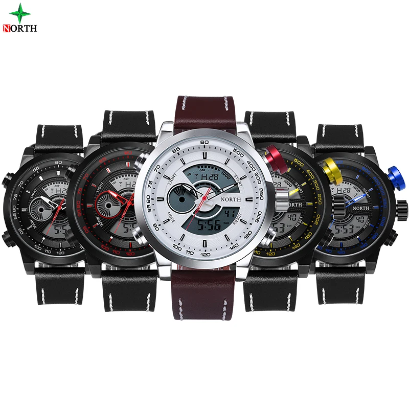 спортивные водонепроницаемые мужские часы аналогоцифровые|men ceramic watch|men watchwatches