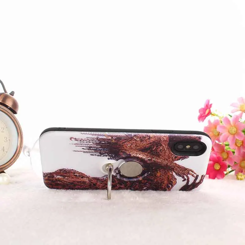 Применимо к iPhone X Mobile Shell 6 S 7 8 плюс Основа 2 в 1 TPU + PC ультра тонкий тиснением