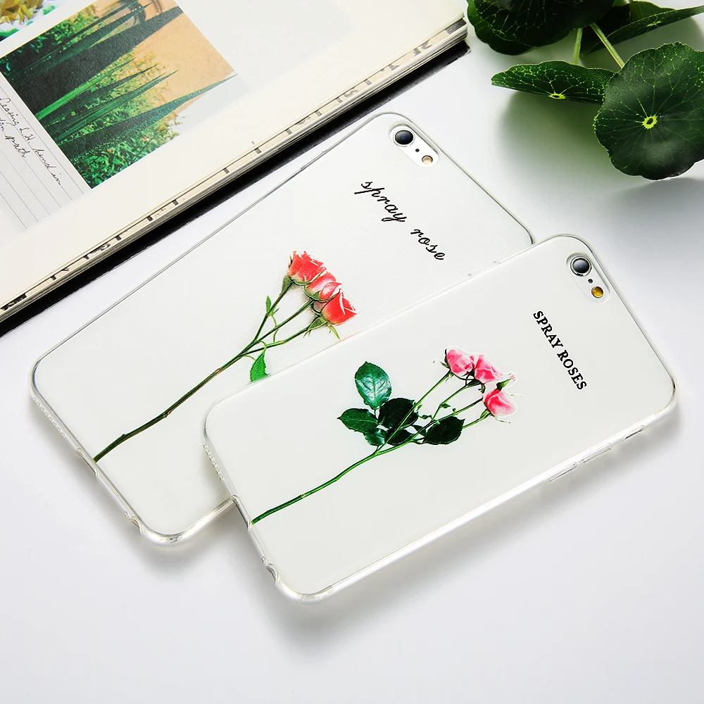 Чехол для телефона KISSCASE 3D с рельефными цветочными листьями iPhone SE 5S 5 чехол милыми
