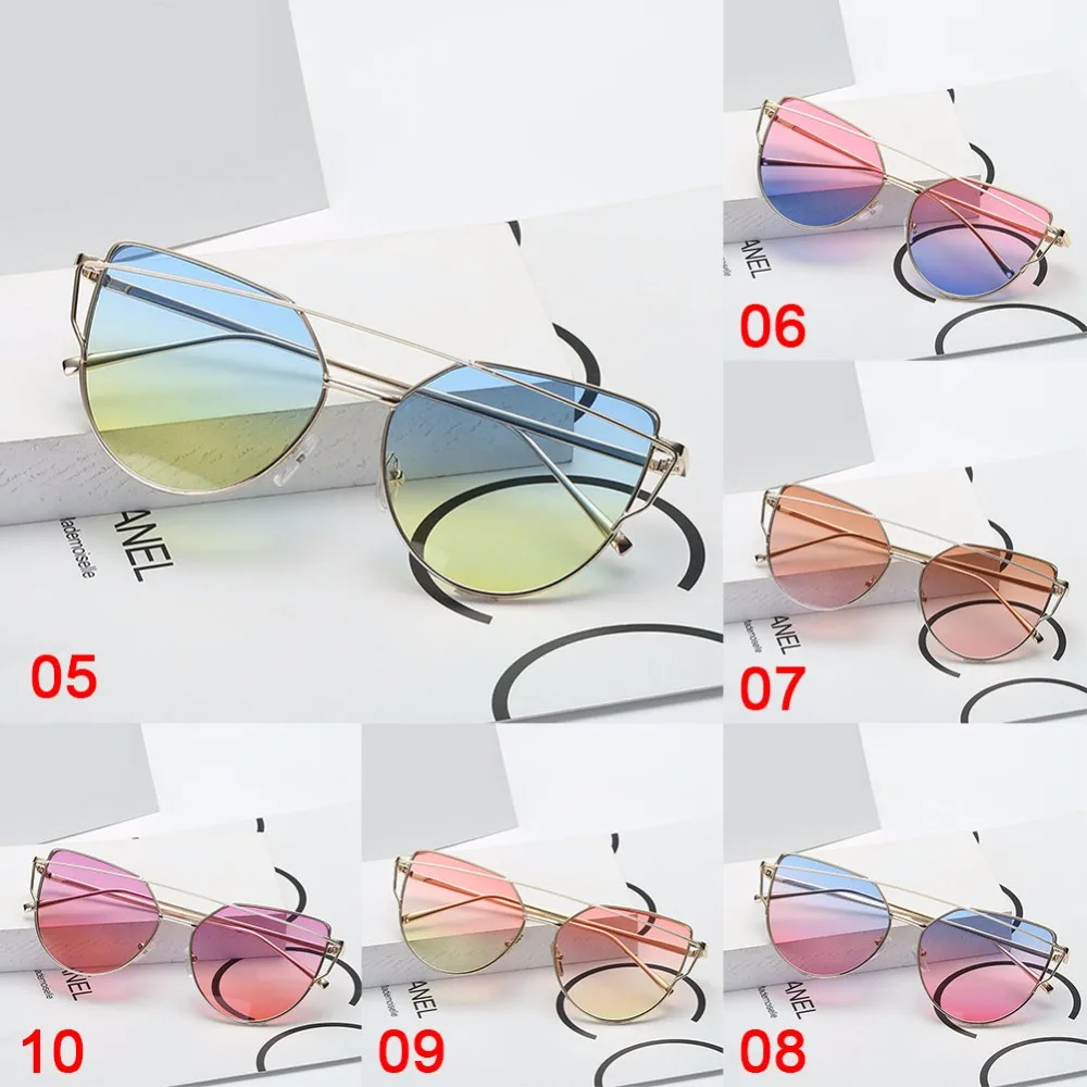 Женские солнцезащитные очки овальной формы с градиентными линзами для вождения