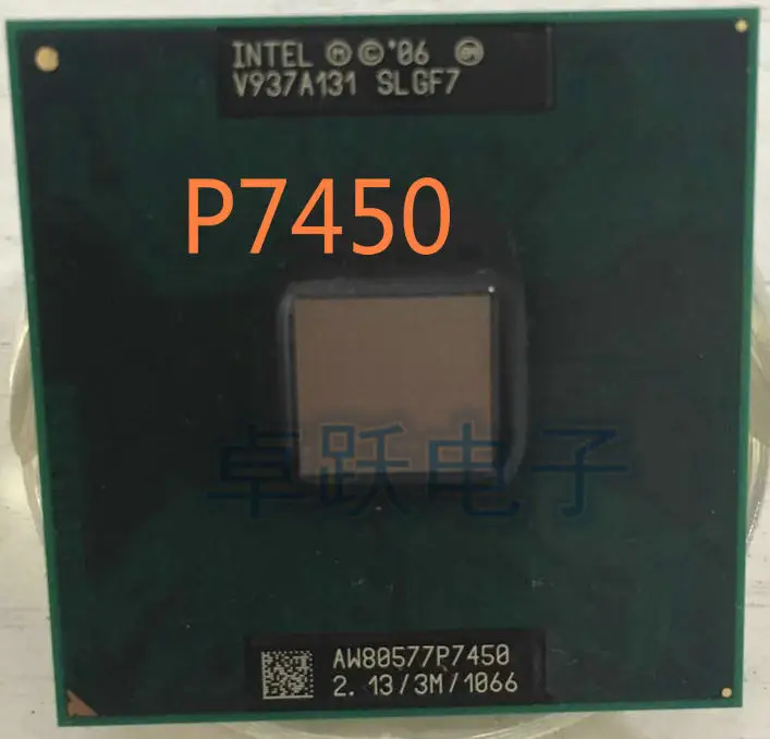 Оригинальный процессор Intel для ноутбука P7450 2 13 ГГц/3 МБ/1066 PGA SLB54/SLGF7 поддержка