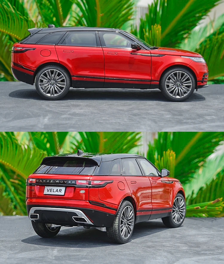 Изысканная модель из сплава велара с ЖК-дисплеем 1:18, модель внедорожника с высокой имитацией, Высококачественная коллекция и подарки