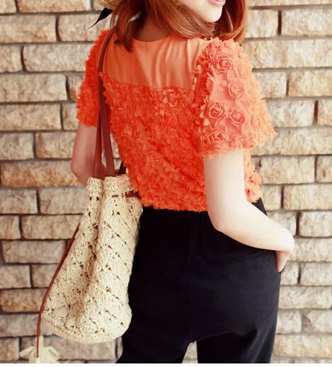 New woven rattan straw bag Bucket string mouth beach summer spring  hollow out bag 1pcs free post