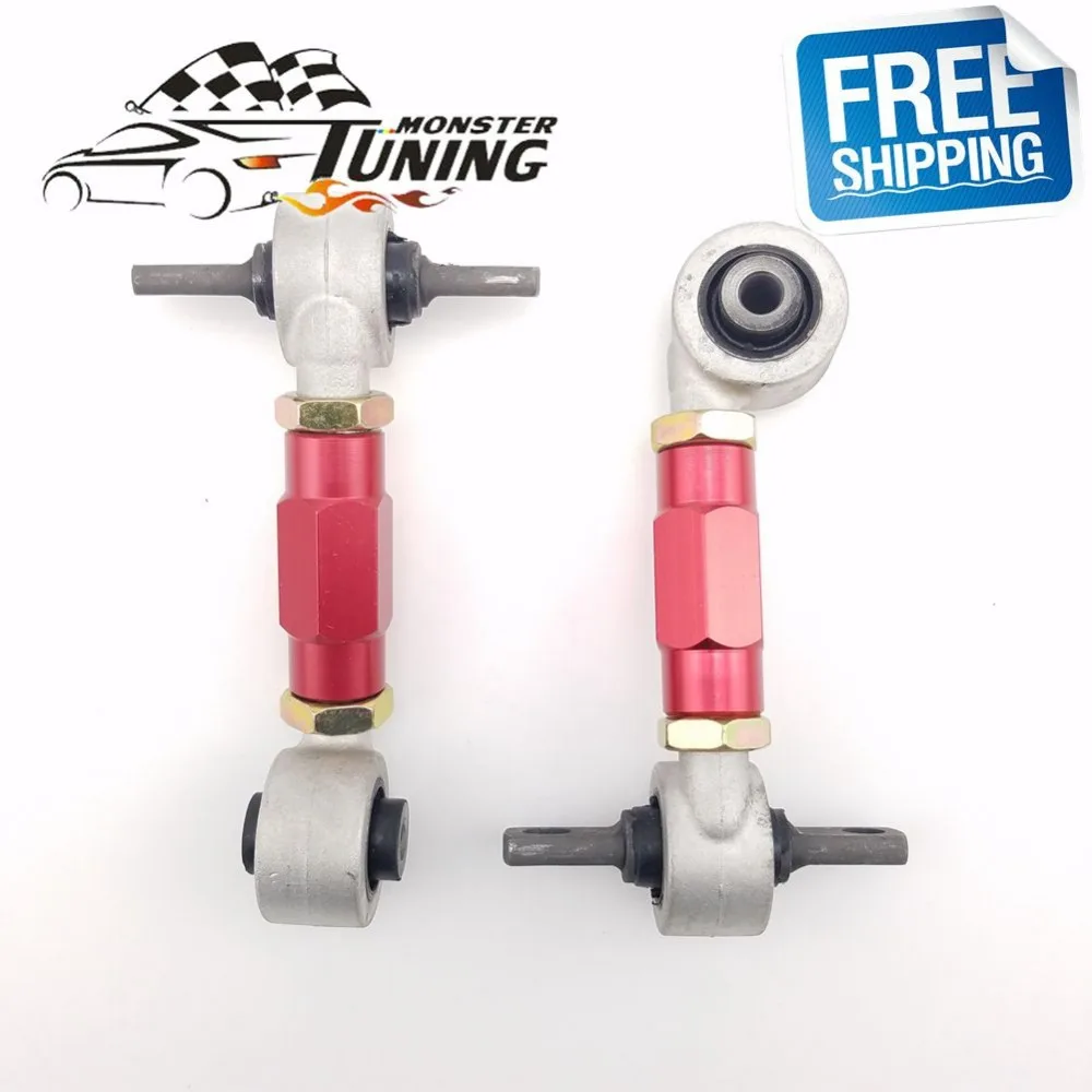 

Free Shipping Racing Rear Adjustable Camber Arm Kit 10mm Hole For Honda Civic EK/EG