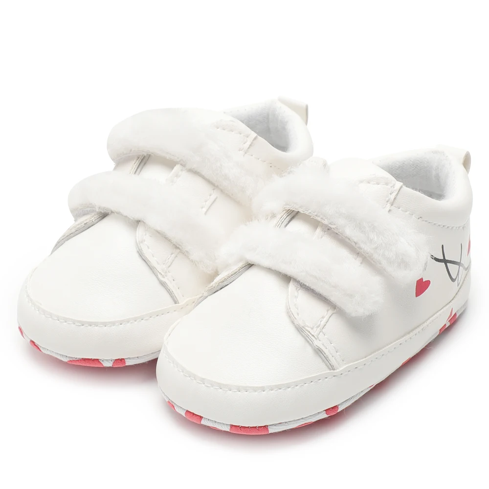 Обувь для малышей обувь новорожденных и Осенняя маленьких девочек на липучке