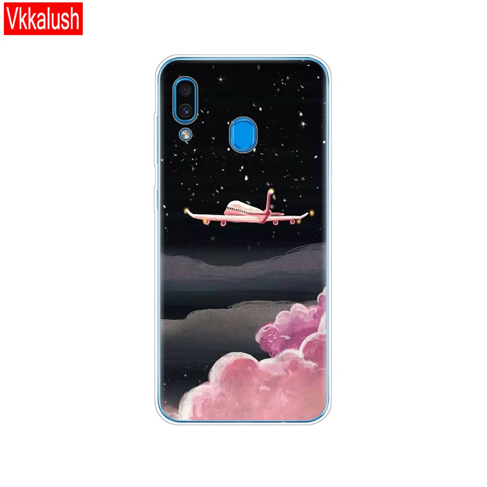 80081 Чехол для Samsung Galaxy A20, чехол A20E, силиконовая задняя крышка из ТПУ для Samsung A20 A 20 A205F A20E A202F, мягкий чехол, бампер - Цвет: 80081