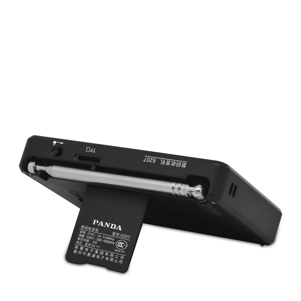 Panda 6207 Двухдиапазонная радио карта мини-Колонка портативный mp3