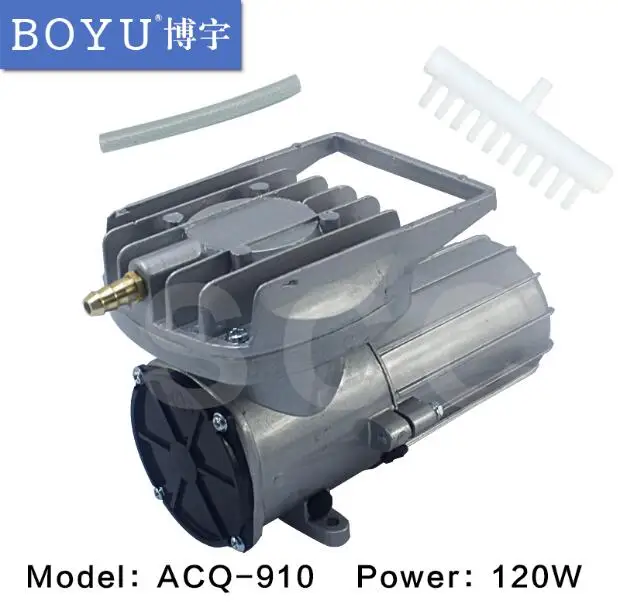 ACQ-910 120 Вт электромагнитный воздушный насос ACQ-910 DC насос 12В. ACQ910 DC 12 В Elemental O2 воздушный насос аквариумный пруд аквапоника Гидропоника - Цвет: ACQ-910