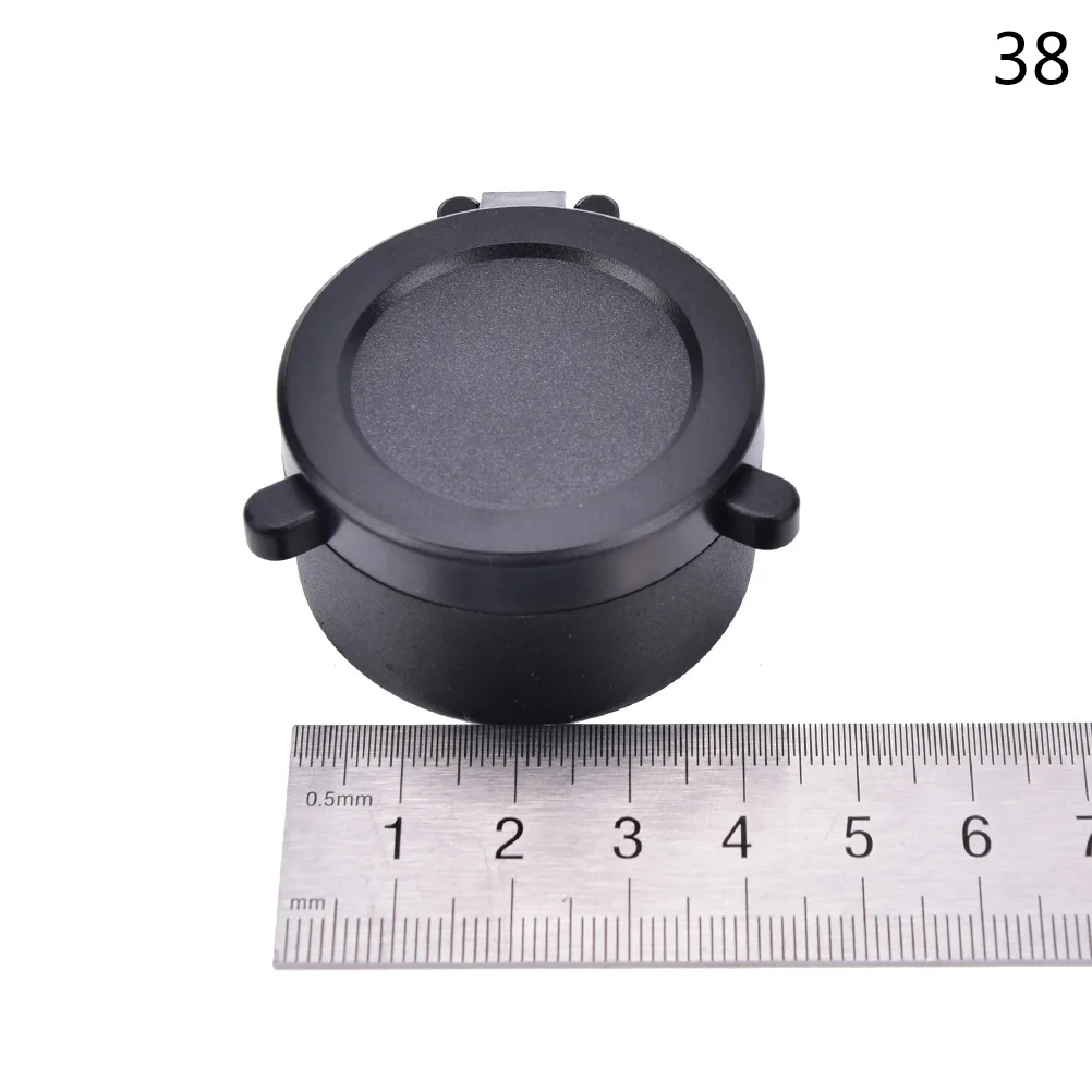 38mm Горячая Распродажа 25,5-62 мм прозрачная крышка для объектива винтовки быстро откидывающаяся крышка с пружинной защитой крышка объектива для страйкбола - Цвет: 38mm