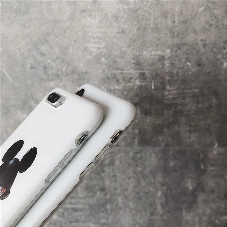 Милый мультяшный чехол Coque Funda для iPhone 7 Puls 6 6S 8 белый мягкий силиконовый X XR XS Max |