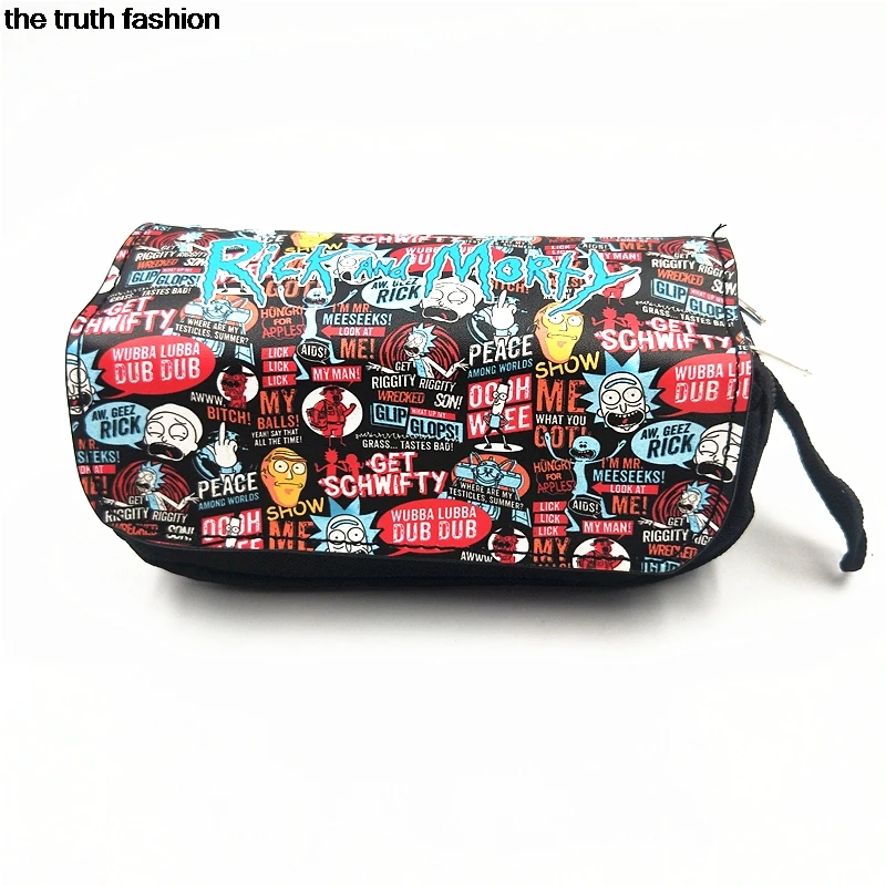 Женская косметичка для макияжа Рик и Морти карандаш бровей органайзер сумочка