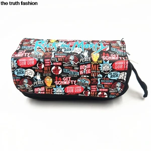 Женская косметичка для макияжа Рик и Морти, косметичка для макияжа, карандаш для бровей, органайзер, Женская сумочка, клатч