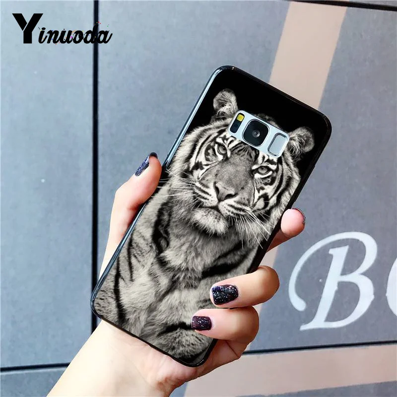 Yinuoda Русская версия Волк тигр Лев Леопард медведь чехол для телефона Samsung Galaxy S9 plus
