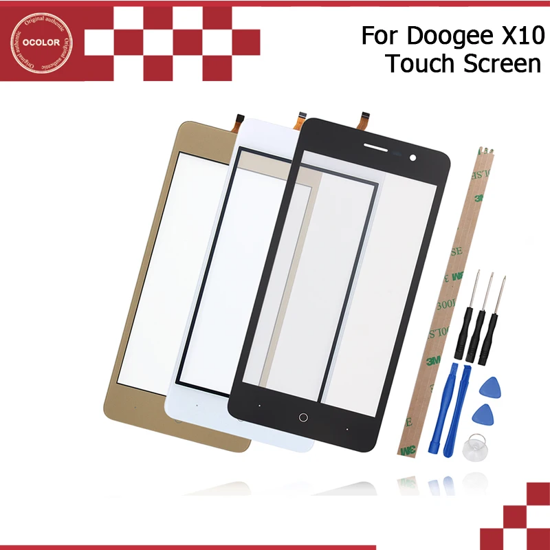 5 0 дюймов Для Doogee x10 Сенсорная панель 100% Оригинальный сенсорный экран дигитайзер