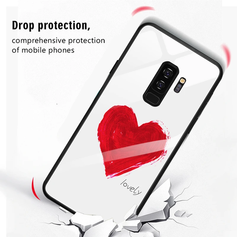 OneVan чехол для телефона из закаленного стекла защита от падения samsung Galaxy