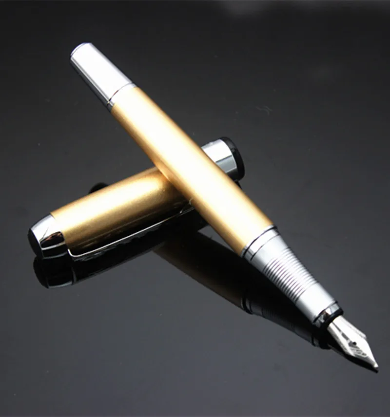 Ручка перьевая jinhao с F образным наконечником металлический карандаш чернилами