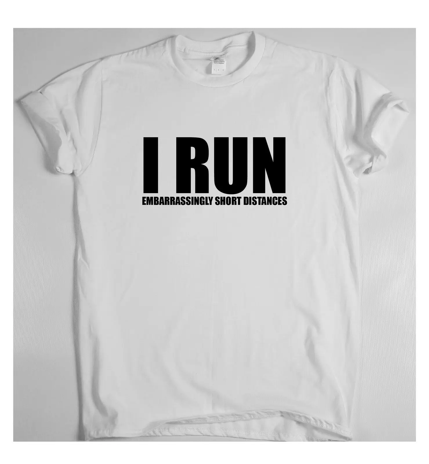 Футболка I RUN футболка забавный спортивный костюм для занятий йогой fitness2019 модный