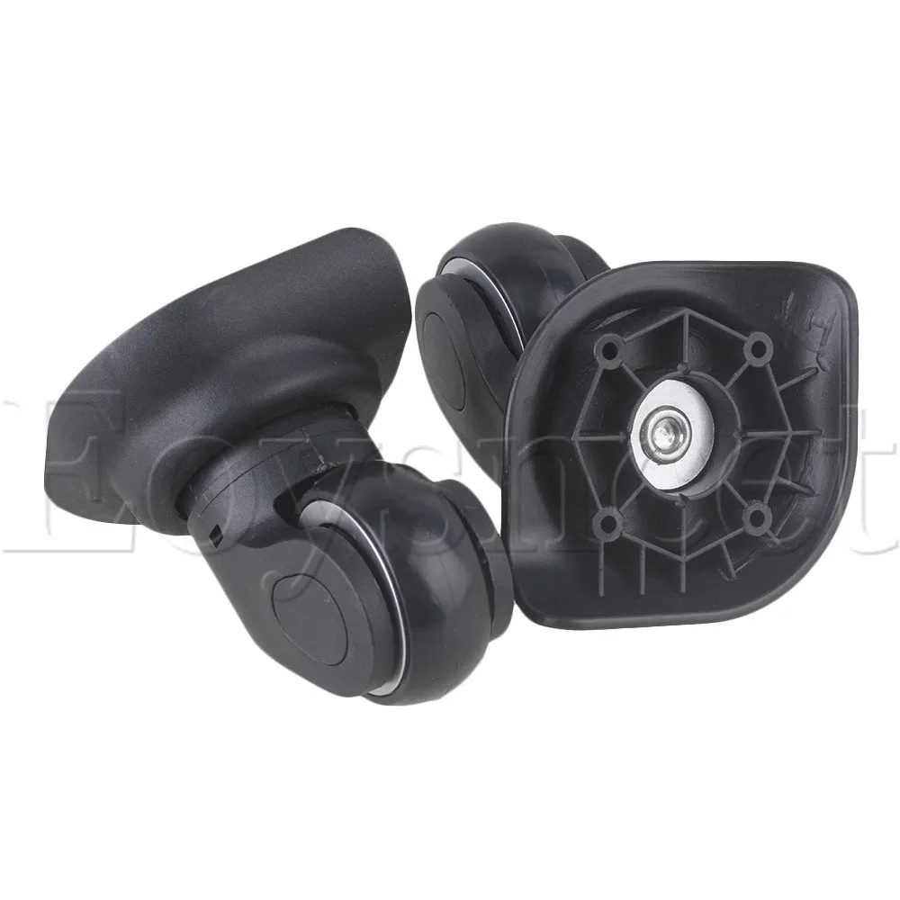 2xblack DIY пластик L & R Поворотный Ролик Колесо для чемодана|swivel caster wheels|caster wheelswivel casters