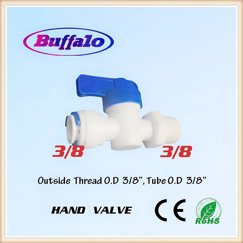 5 шт. 3/8 &quotдиаметр шланга и 3/8&quot od наружной резьбой Quick Connect мяч Клапан ro воды