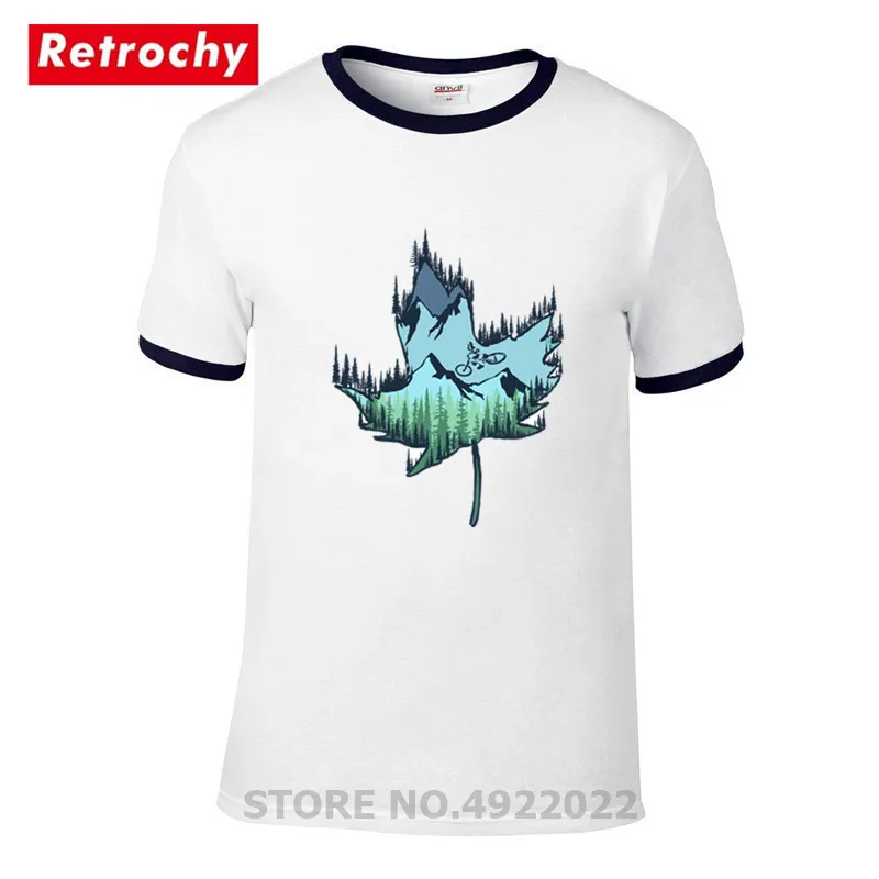 Мужская футболка в лесу для езды на велосипеде горном креативный дизайн с