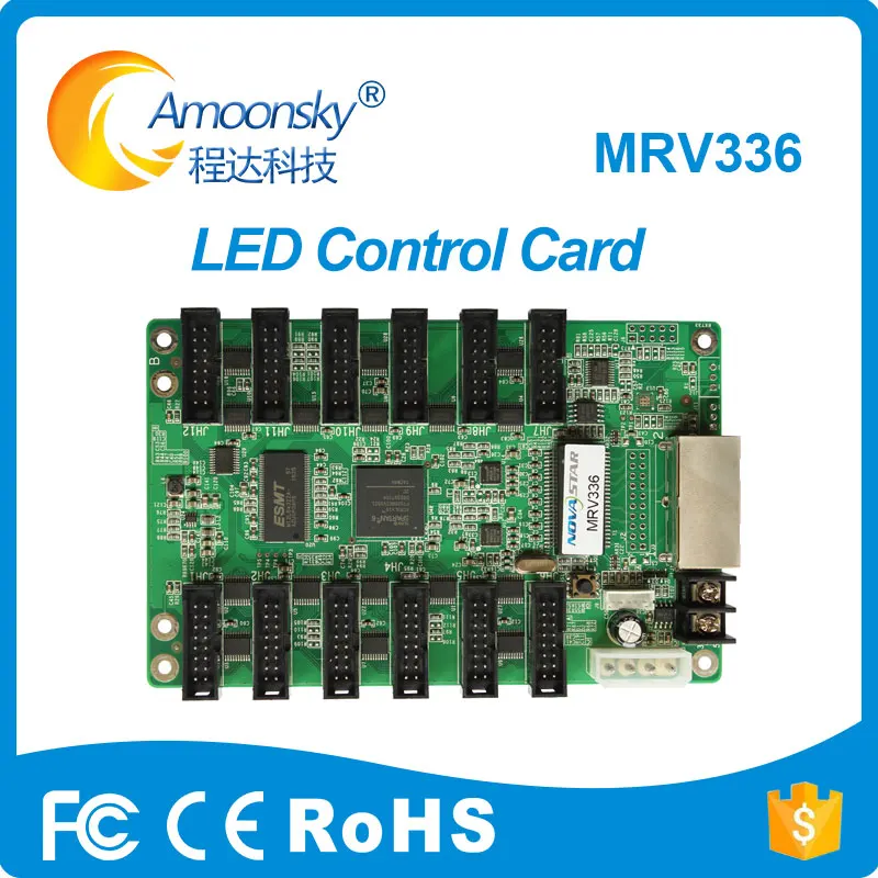 

MRV336 Full Color LED Video Display Receiving Card Synchronous p2 p3 p4 p5 p6 led dsiplay recerving control cards hub75 port