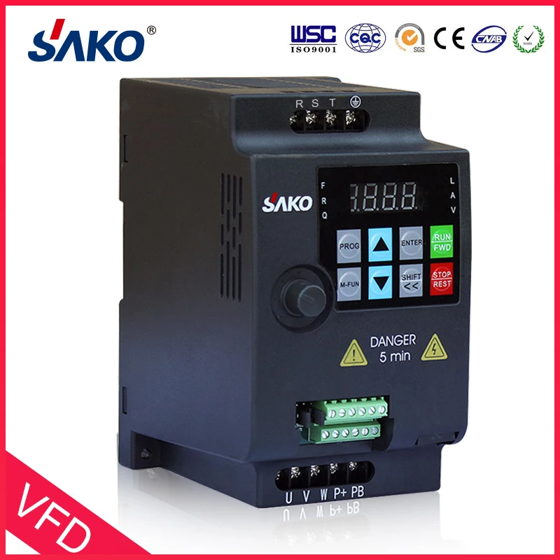 SAKO SKI680 380 в кВт/кВт мини VFD преобразователь переменной частоты для управления