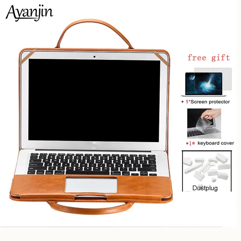 Чехол из искусственной кожи для ноутбука Macbook Air Pro Retina 11 12 13 15 4 чехол 3 с сенсорной