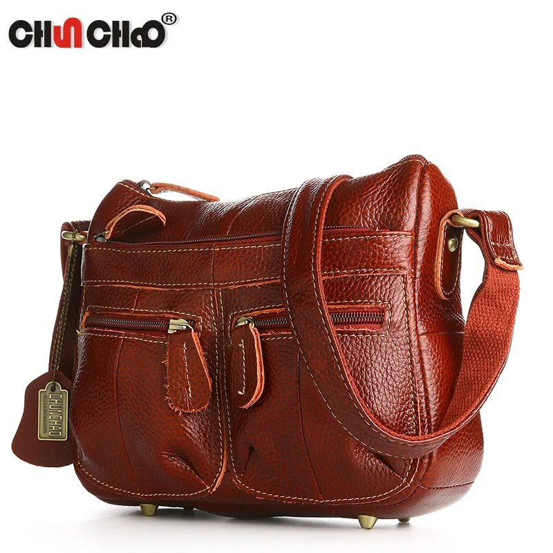 Женская сумка мессенджер из 100% натуральной кожи с гарантией|shoulder bags|bags free shippingbag