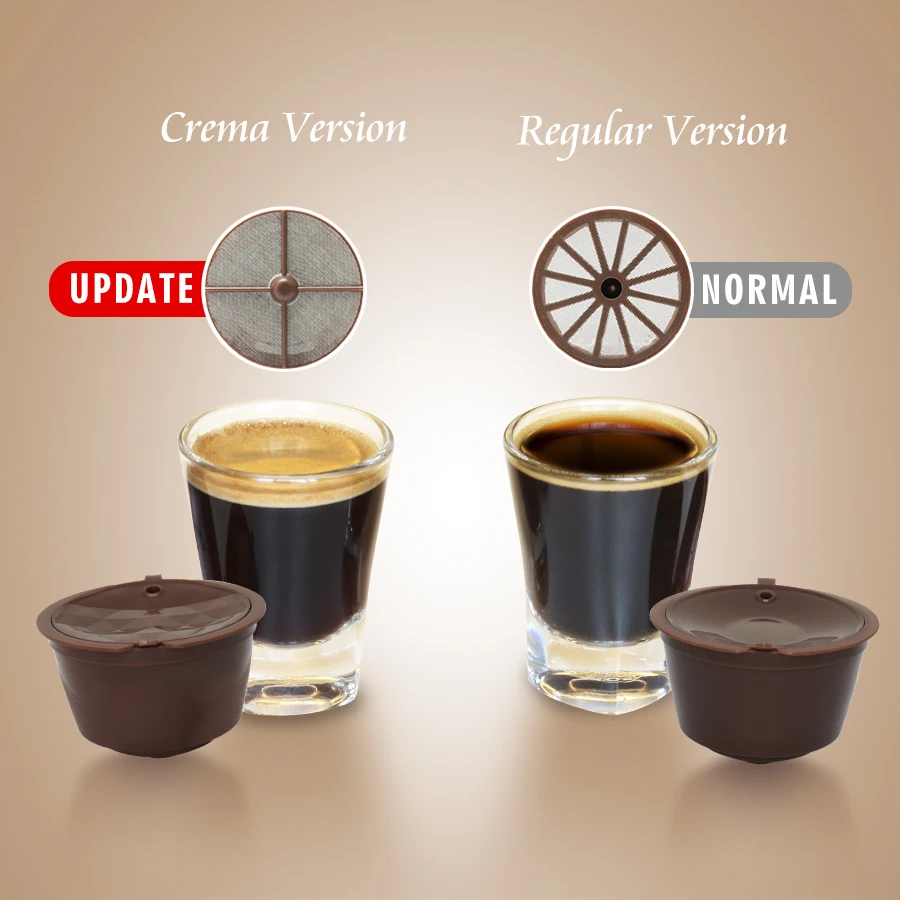 2 шт. незаправляемым/Crema Кофе/4th dolce Gusto Кофе Капсула Nescafe многоразового пользования