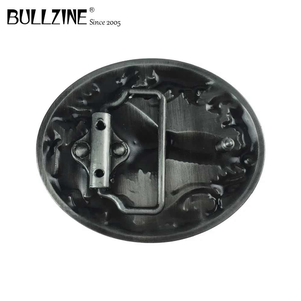 Ковбойский ремень Bullzine bear paw в ковбойском стиле Подарочный с пряжкой и оловянной