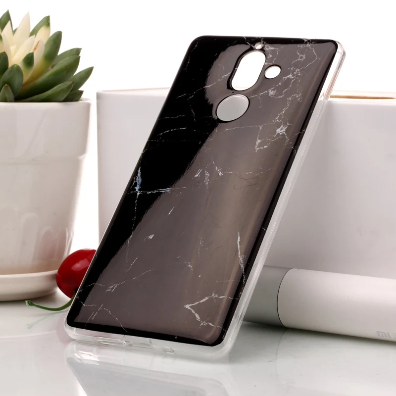 Luxury Mandala Marble Style Cell Phone Soft TPU Silicone Case Cover Shell Coque Funda for Nokia 1 6 2018 7 Plus |