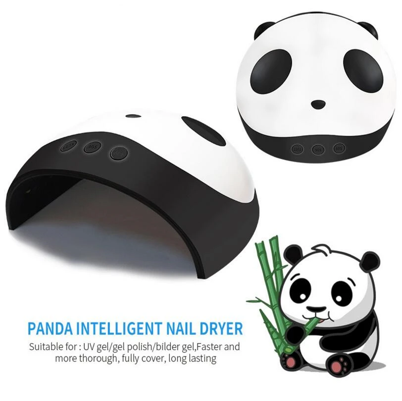 Светодиодный УФ светильник Panda 36 Вт 12 шт. светодиодный Сушилка для ногтей лампа