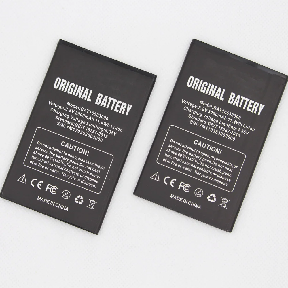 ISUNOO 3000mAh Mobile Phone BAT16533000 Replacement Battery For Doogee X9 Pro 5.5inch | Мобильные телефоны и аксессуары