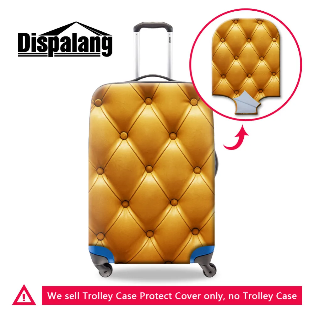 Кожаный защитный чехол для чемодана с рисунком на колесиках 18 30 дюймов