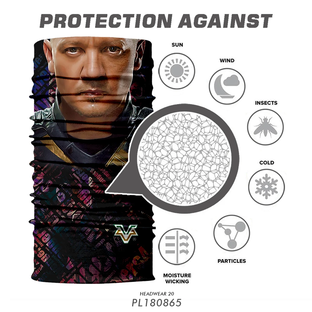 50pcs/lot Motorcycle Face Mask The Avengers 4 Cycling Seamless Bandana Biker UV Headband Thanos Marvel Neck Buffs Hiking Scarves
