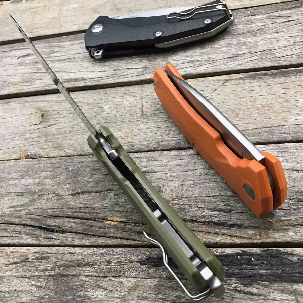 LDT KUR складные ножи клипса лезвие скольжения G10 ручка нож шариковый подшипник