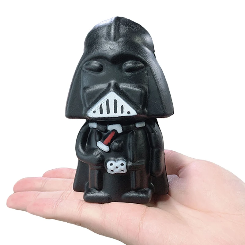 Darth Vader Новинка, милый супер герой, мягкий человек-паук, Железный человек, Халк, медленно поднимающийся, мягкие игрушки, хлеб, запах, облегчение стресса для детей, забавная Подарочная игрушка - Цвет: Darth Vader