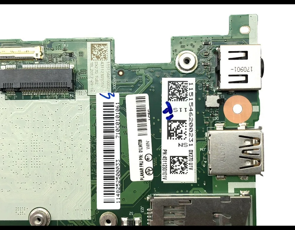 Высококачественная материнская плата DX270 для ноутбука Lenovo Thinkpad X270 FRU: lw01709 NM B061 100%