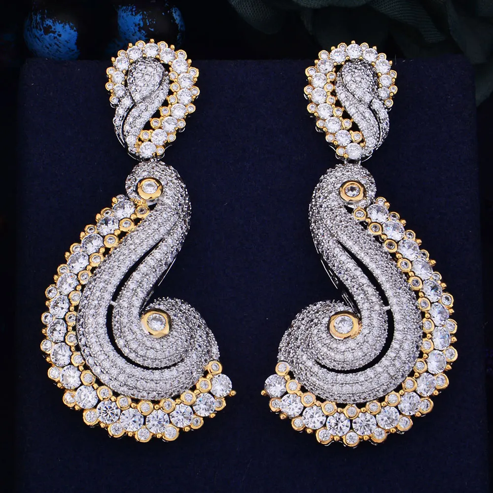 Женские серьги GODKI модные геометрические 65 мм|party earrings|earrings fashionweddings earings fashion jewelry |