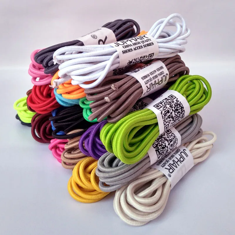 

JUP 1 Pair Fashion No Tie Locking Shoelaces Sneaker Elastic Shoelaces Children Safe Elastic Shoe Laces Shoestrings Jogging Sport