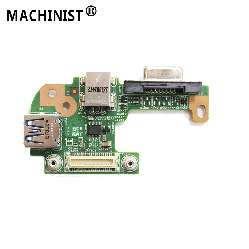 Новый оригинальный DC разъем питания плата для Dell Inspiron 15R M5110 с VGA USB 3 0 DQ15 48.4IE06.021 100%