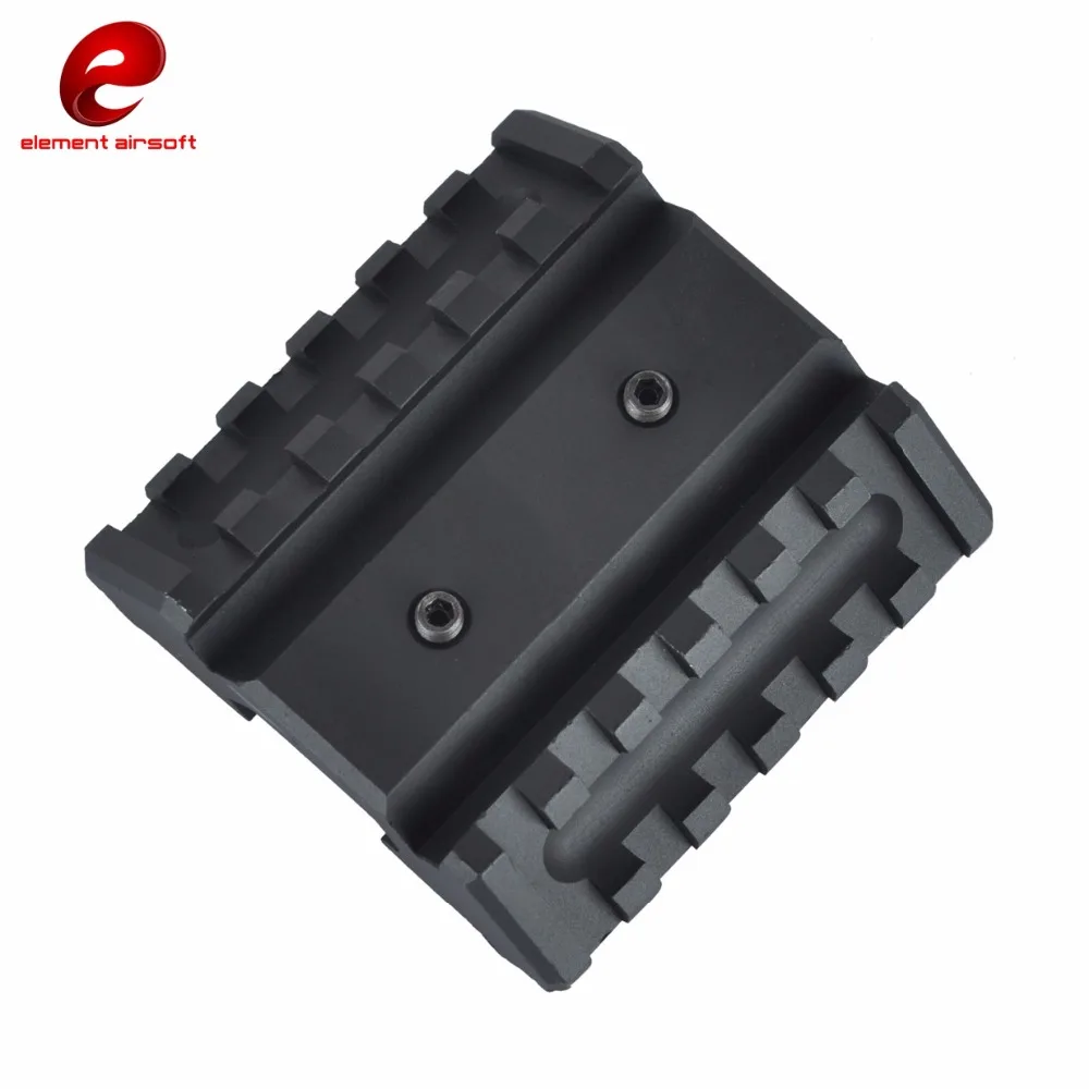 

Element Airsoft Tactical Flashlight Mount Dual Offset Rail Interface Mount Base Weapon Light Gun Mount OT0422