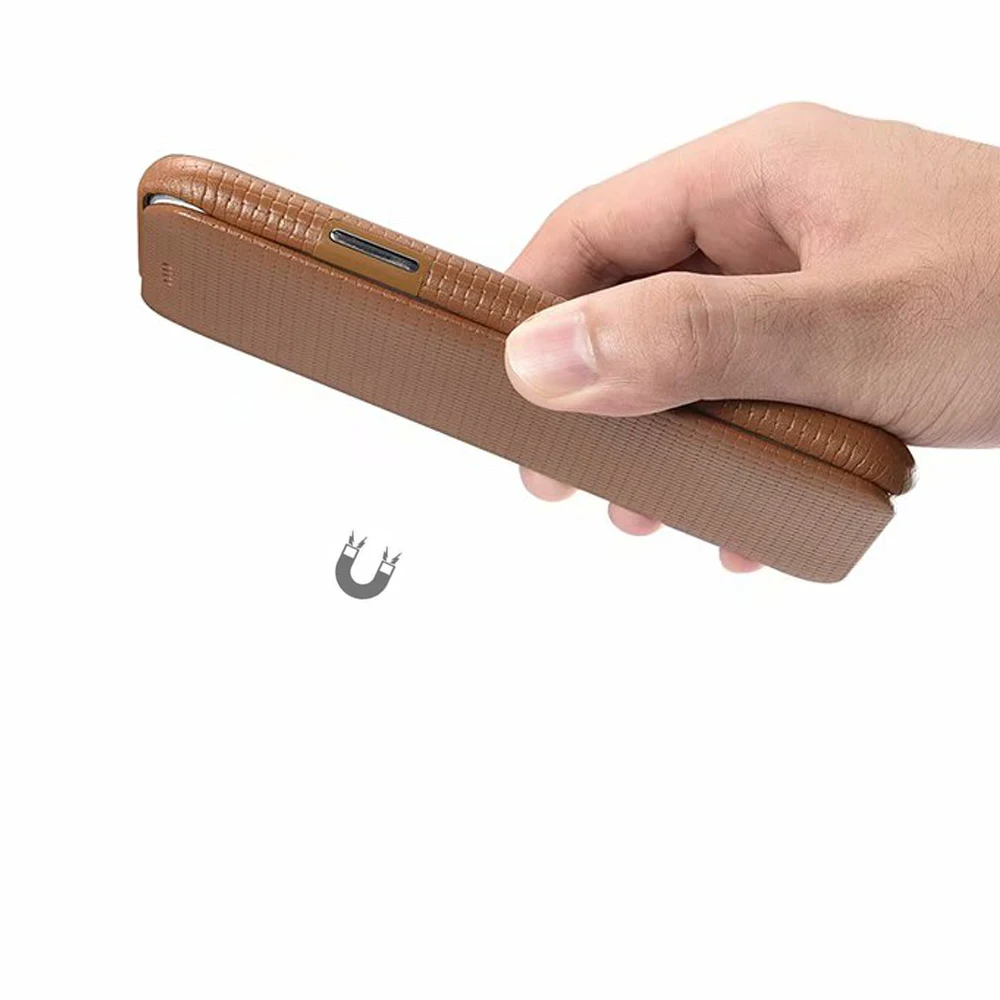 Icarer для iPhone X чехлы телефонов из натуральной кожи Магнитный Флип кошелек чехол Apple