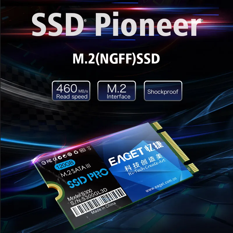 Eaget M.2 NGFF SSD 3 0 120 ГБ SATA III Internal Solid State Drive диск 22*42 мм HD HDD для ультрабук ноутбук