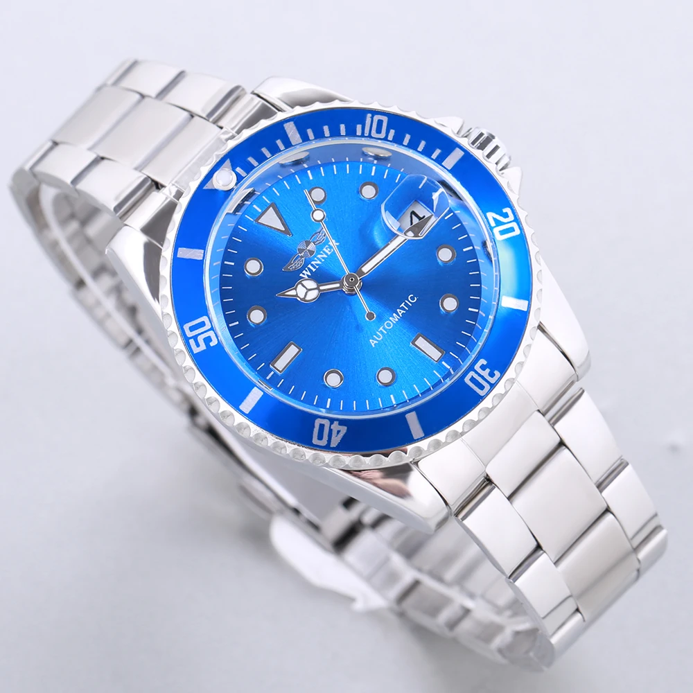 Часы наручные WINNER Мужские механические модные роскошные брендовые