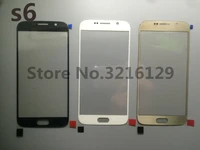 50pcslot new original high quality lcd front touch screen glass outer lens for samsung galaxy s6 g920 g920f replacement