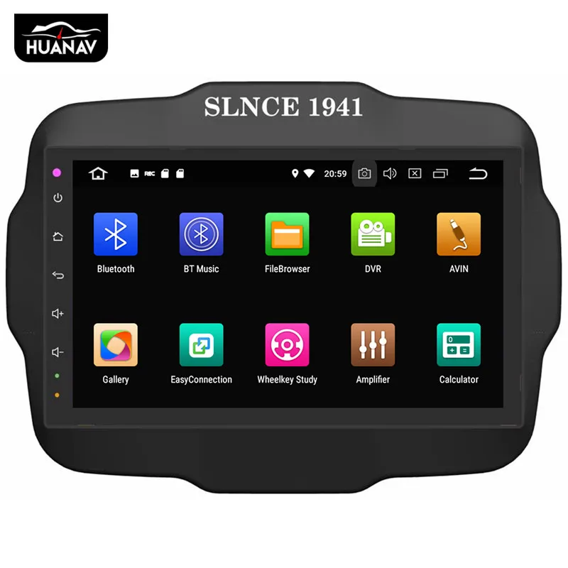 Автомобильный DVD плеер HUANVA Android 8 0 GPS навигация для Jeep Renegade 2016 2017 2018 2019