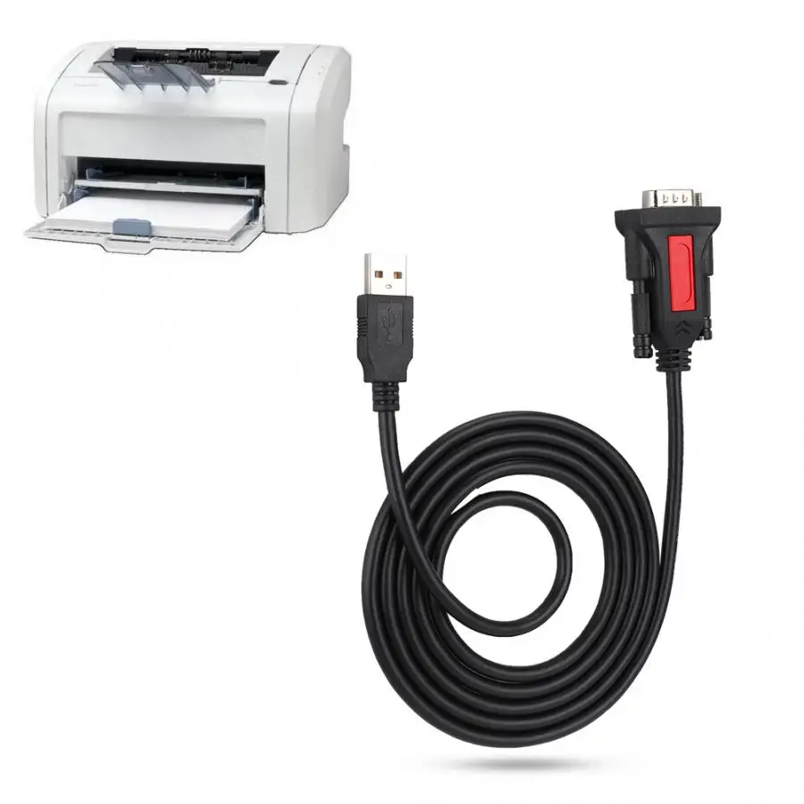 9 контактный соединительный кабель с последовательным портом USB на RS232 для