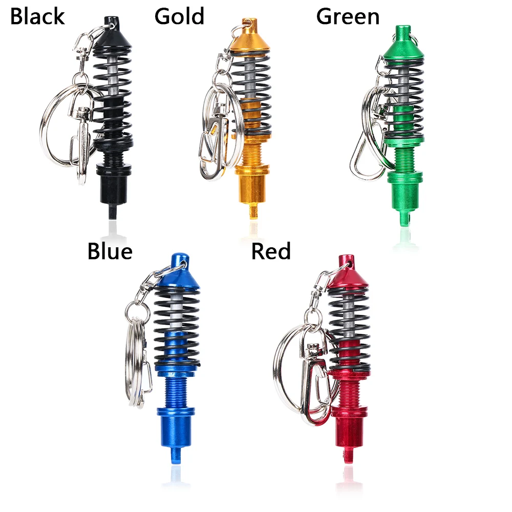 Брелок для ключей в виде пружины автомобиля регулируемый амортизатор из сплава